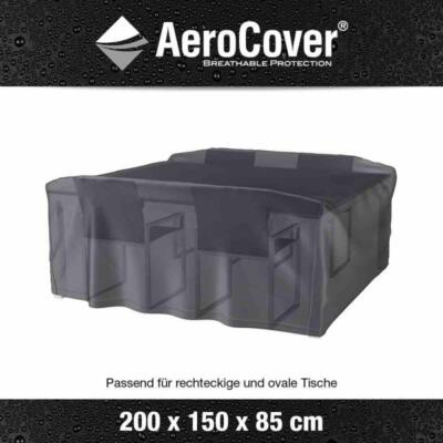 AeroCover Schutzhülle für Sitzgruppen 200x150xH85 cm Polyester anthrazit