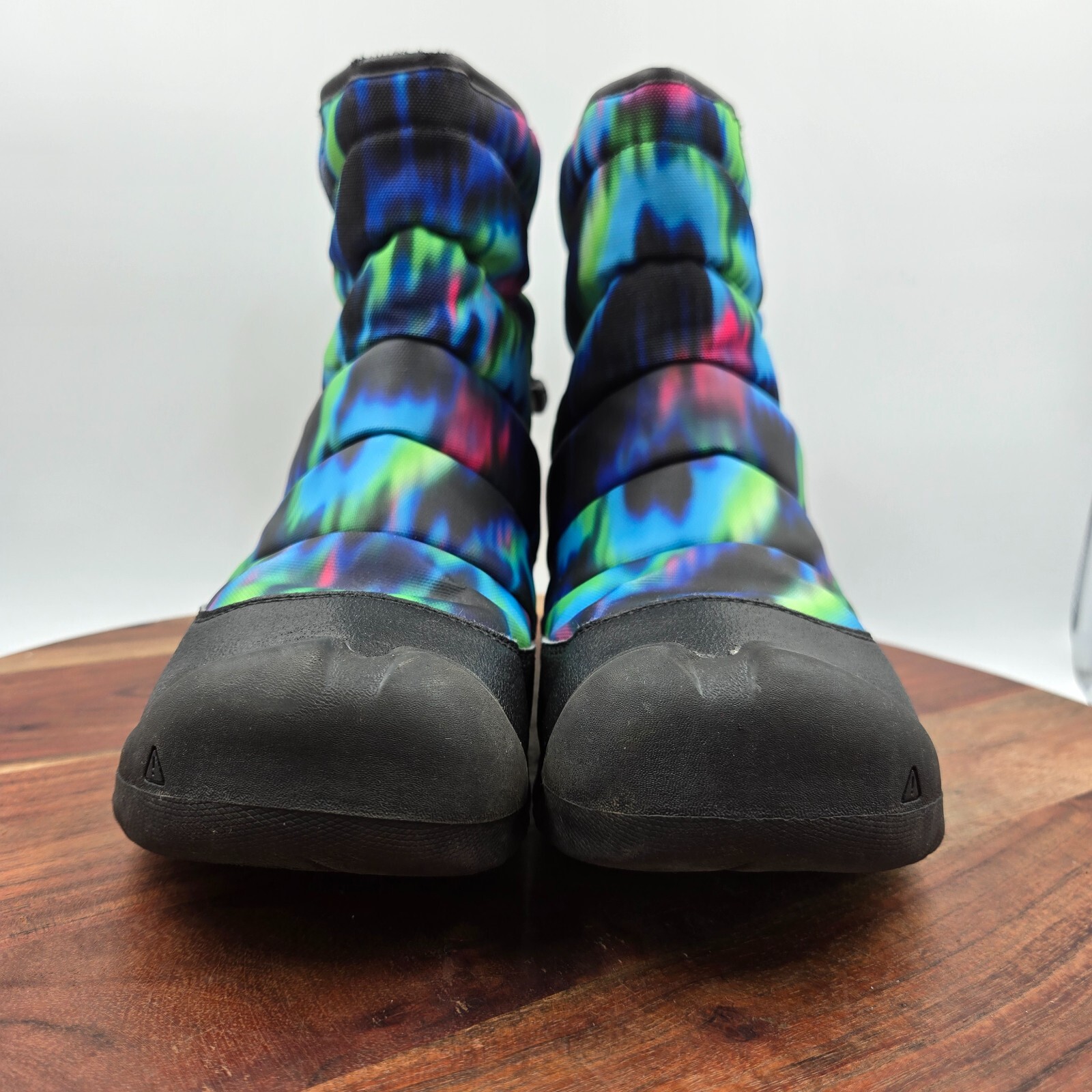 Stivali Keen Puffrider Giovani Ragazze 6 Neri Colorati Impermeabili Isolati Invernali