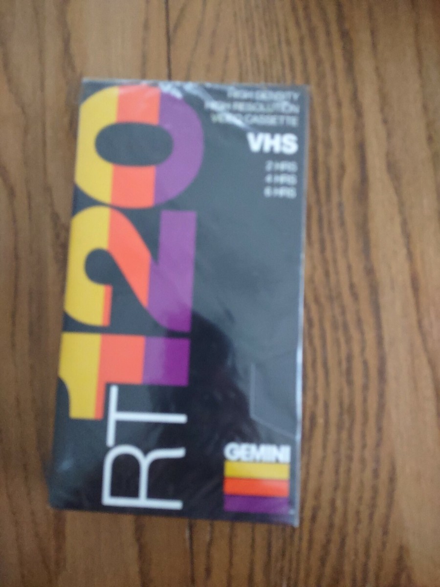 Gemini RT 120 Vhs New Tape | eBay