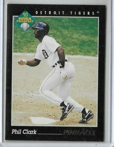 1993 Pinnacle #287 Phil Clark Detroit Tigers Rookie Prospect