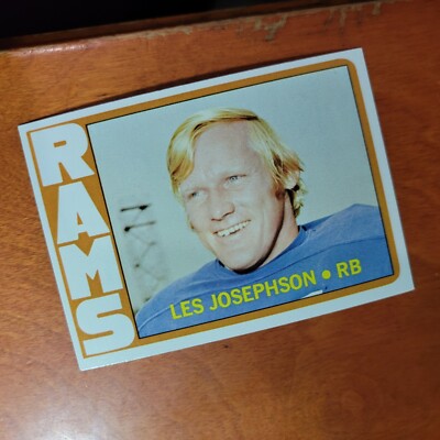 1972 TOPPS FOOTBALL #247 LES JOSEPHSON LOS ANGELES RAMS RB *FREE ...