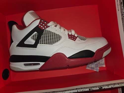 Nike Air Jordan IV 4 RETRO FEUERROT 2012 HERREN 9,5 - Bild 3 von 16