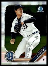 2019 Bowman Chrome Prospects Franklin Perez Detroit Tigers #BCP-56