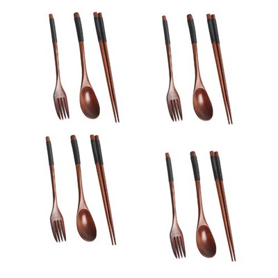 4X Cutlery Aus, Portable Set Of Chopsticks Geschi5817