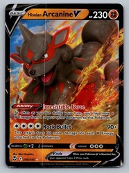 Hisuian Arcanine V 090/195 Silver Tempest Holo Ultra Rare