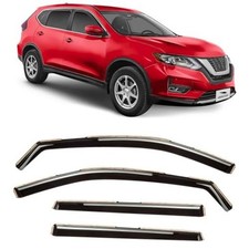 in-Channel Extra Durable Rain Guards for Nissan Rogue 2014 For Rogue 14-20