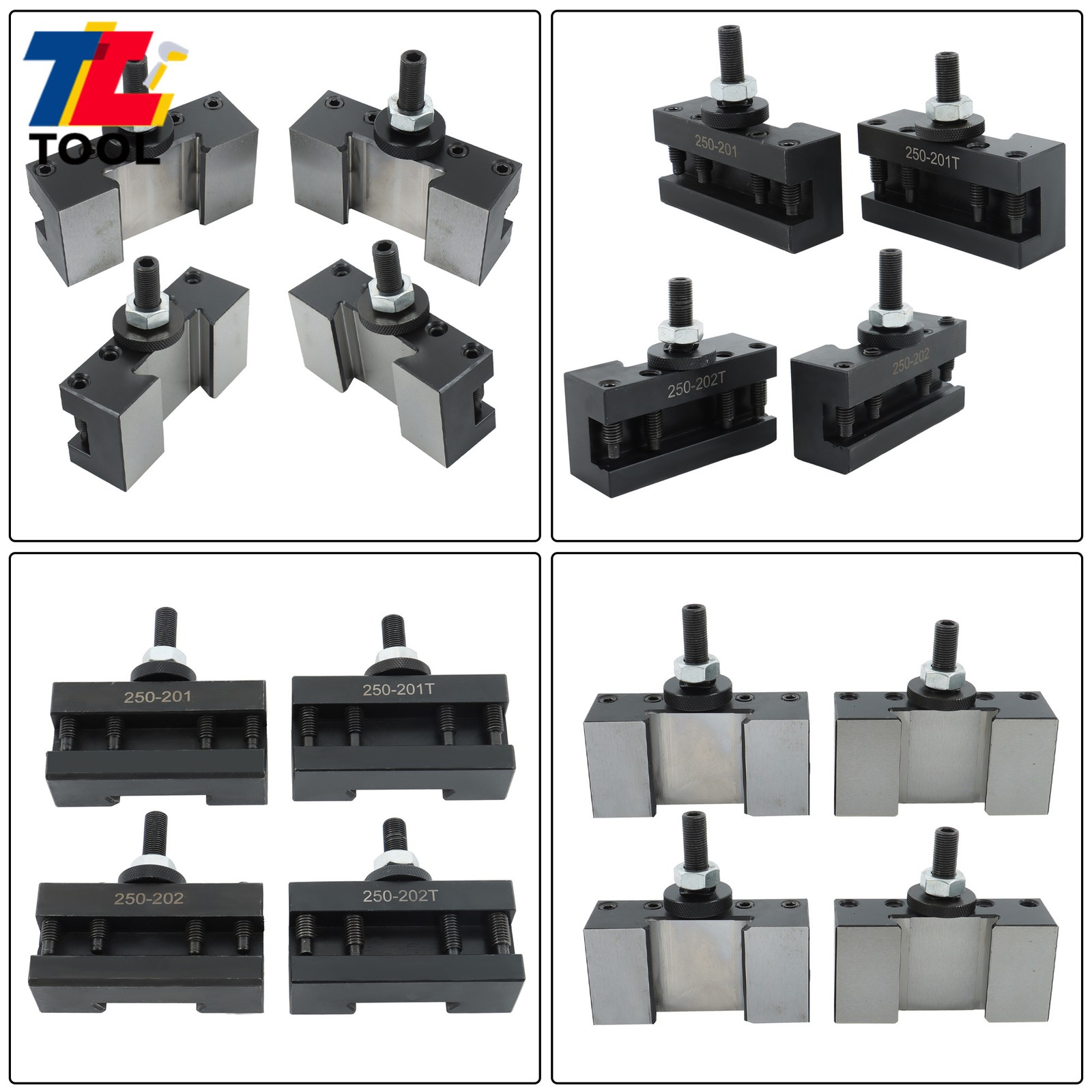250-201 250-201XL  250-202 250-202XL For BXA Tool Post Tool Holder 4 PC