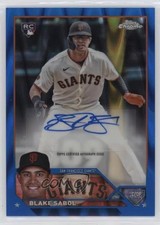 2023 Topps Chrome Update Blue RayWave Refractor 74/150 Blake Sabol Auto 1d6y