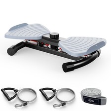 Zieuyend Waist Twister Machine w/Resistance Band, Silent Exercise Twist Board