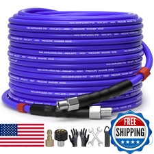 TUTULUCK 50FT Sewer Jetter Kit 1/4" NPT Drain Cleaner Hose for Pressure Washer