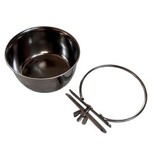 SPOT Coop Cup Bolt Clamp - Stainless Steel Hanging Bowl for 10 Oz, Clamp-On