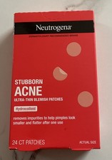 Neutrogena Stubborn Acne Ultra-Thin Patches for Acne-Prone Skin - Hydrocolloid O