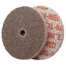 Scotch-Brite 61500078722 Unitized Wheel, 3 In Dia, 1/8 In W, 1/4 In Arbor Hole