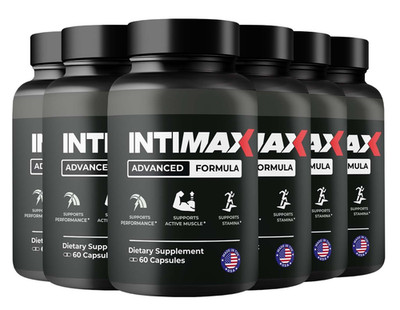 (6 Pack) Intimax for Men Advanced Max Formula Vitamin Supplement