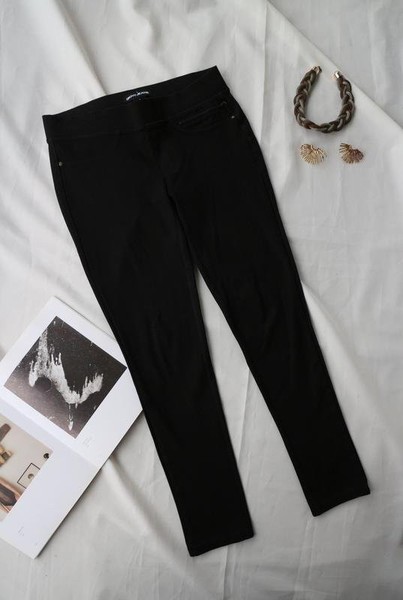 Women DKNY Trousers Black S