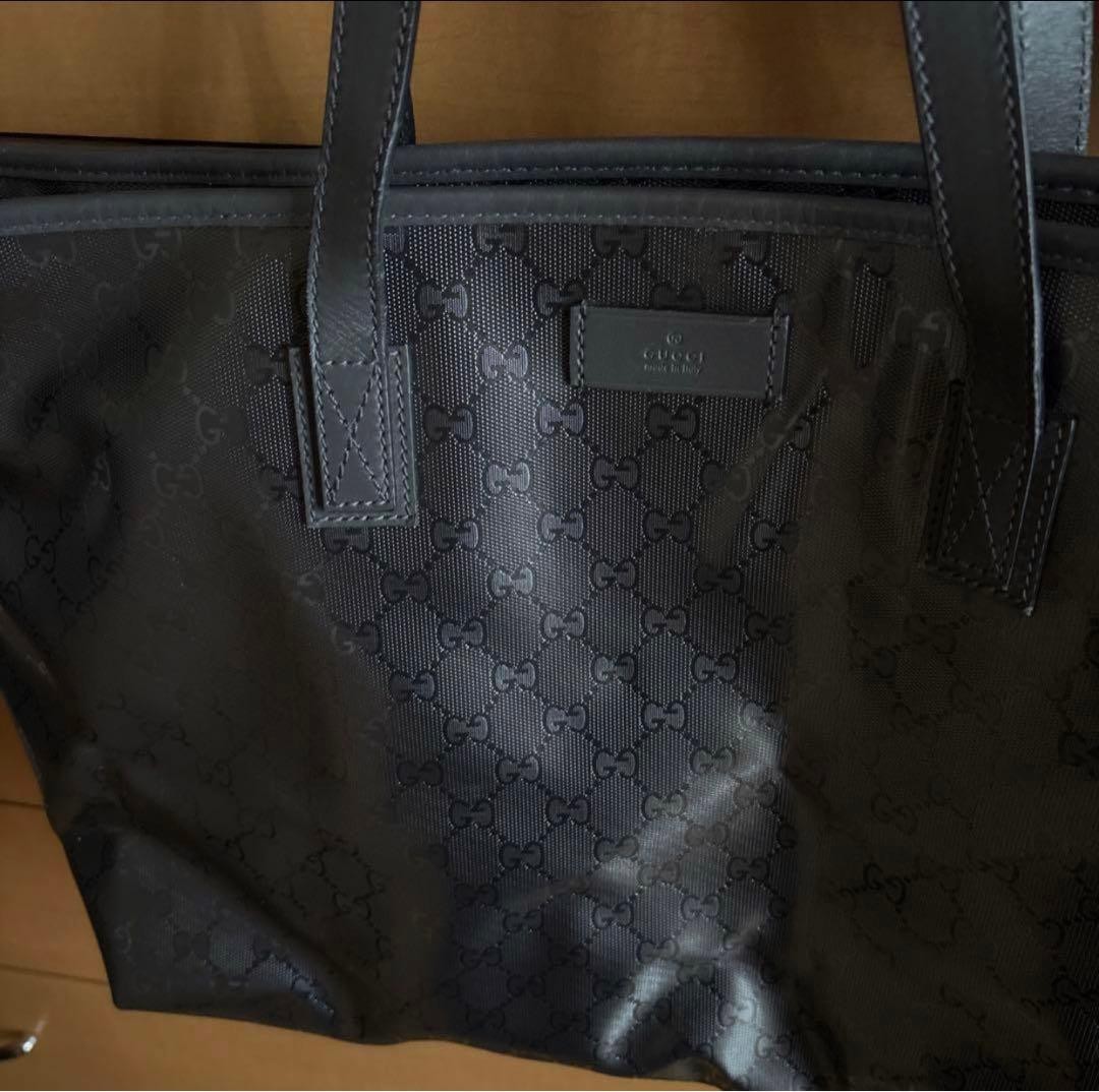 GUCCI 211120 213048 GG Pattern Tote Bag PVC Leather Brown Vintage From Japan thumbnail 19