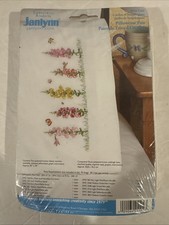 Janlynn Stamped Cross Stitch Pillowcase Pair 20"X30"-Snap Dragons Garden