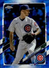 2021 Topps Chrome Update Sapphire Edition Zach Davies #US56 Chicago Cubs 31F