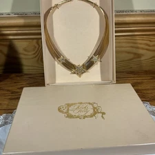 Celestial Rising Star Signed Kirks Folly Choker Collar Necklace New