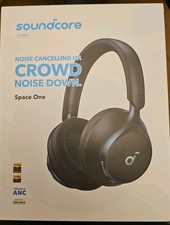Soundcore Space One by ANKER Wireless Noise Cancelling Headphones NEW SEALED 