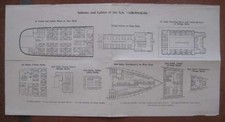 ABERDONIAN & LOCHNAGAR (Aberdeen Steam Navigation) DECK PLAN