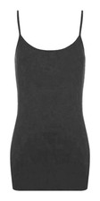 Womens Plain Strappy Vest Cami Bodycon Mini Dress Womens Tank Top Summer Dress