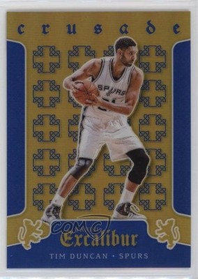 2015-16 Panini Excalibur Crusade Blue 194/199 Tim Duncan #7 HOF 1yj