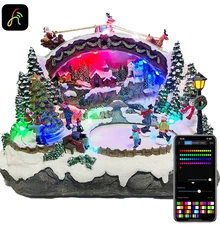 Christmas Display Village carnival Animated Pre-lit Musical Christmas playground