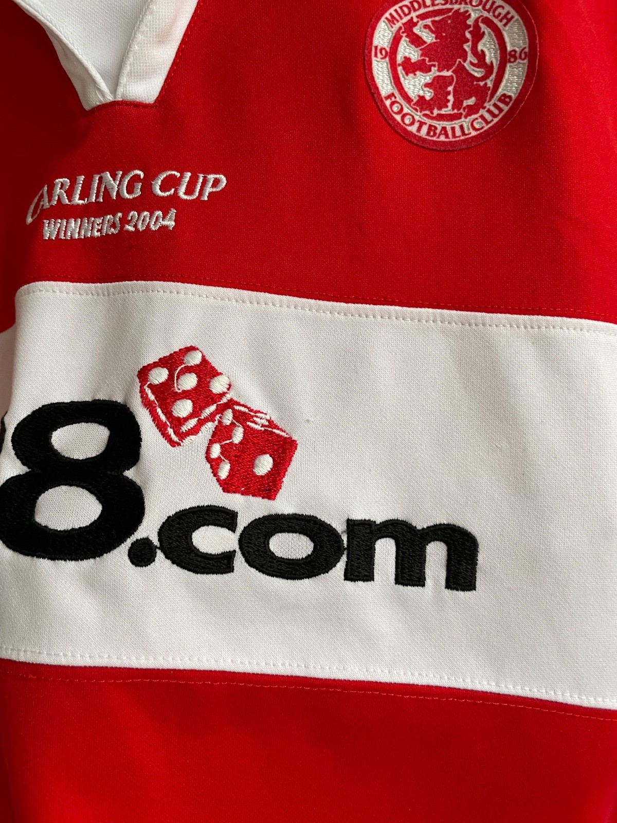 MIDDLESBROUGH 2004 2005 Hasselbaink #18 Football Shirt Soccer Jersey Errea Retro