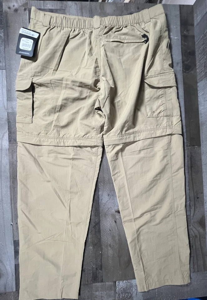 Swiss Alps Beige Convertible Lightweight Quick Dry Performance Pants Size XXL - Image 3 of 4