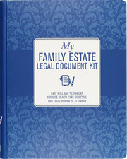 My Family Estate Legal Document Kit (Includes Last Will and Testament, Health Ca