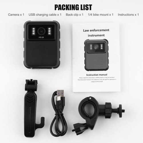 IP65 HD 2K Mini Clip Camera Video Audio Body Recorder IR Night Vision Out/Indoor - Picture 5 of 23