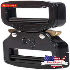 Adjustable No-Sew Tactical Belt Buckle Dual