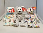 Lot Of 3 Vintage TY Plush Beanie Babies-KISSME-TY 2K-THE BEGINNING