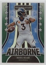 2023 Panini Rookies & Stars Airborne Green Prizm 2/5 Russell Wilson #AI-10 4f5
