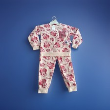 Disney Junior Minnie Mouse Sweatsuit Girls Size 6 Sweatshirt/Joggers Pink NWT