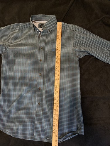 Camicia Ariat uomo serie Pro aderente piccola blu marrone manica lunga - Foto 5 di 9