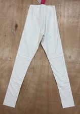 Commando - Faux Leather Pull On High Rise Leggings White Size S