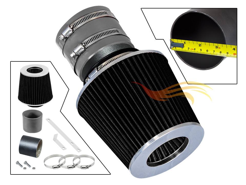 BCP RW GREY For 2003-2006 KIA Sorento LX EX 3.5L V6 Short Ram Air Intake+Filter
