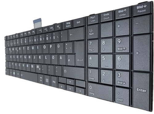 DE - Tastatur Keyboard mit Beleuchtung komp. für Toshiba Satellite L850 L855 - Bild 2 von 4