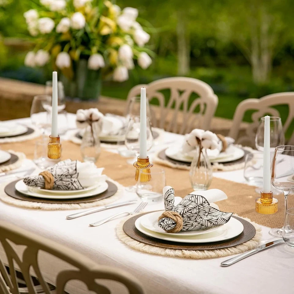 Candelabros de vidrio cónico candelabros candelabros para centros de mesa, Foto 3 de 4