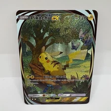 Pikachu ex Pokemon TCG Pocket Genetic Apex Printed Physical Custom Card Holo