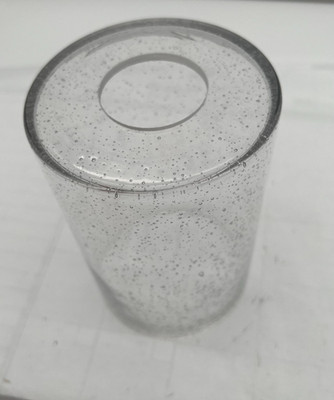 Toltec Lighting #300 Clear Bubble Glass 4'' wide
