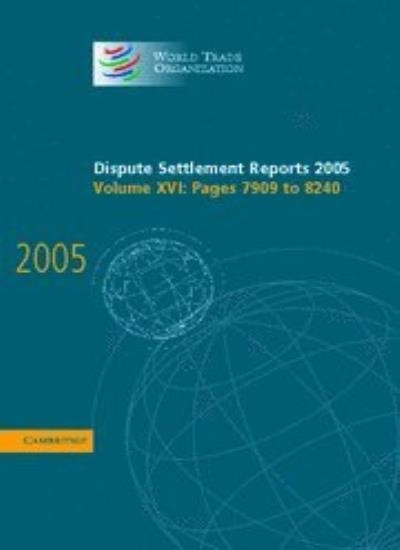 Dispute Settlement Reports Complete Set 178 Vol. Organ<|