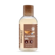 Dermalist Flaxseed Gel 100ml  Frizz Control  Smoothening for Hair  Skin