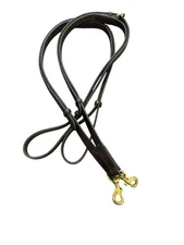 Nunn Finer Leather Side Reins - Oversize - Havana - USED