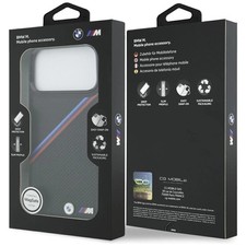 BMW M Tricolor Metal Logo Case with MagSafe f...