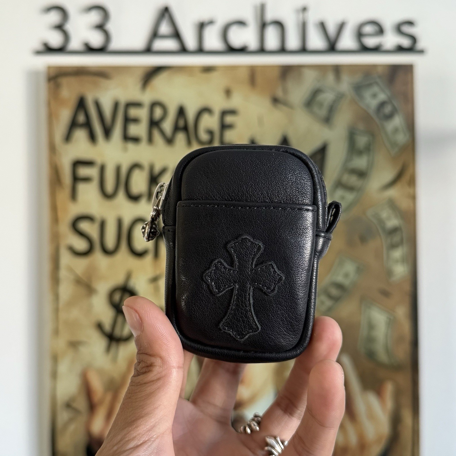 Chrome Hearts Leather Cross Patch Micro Taka - 10… - image 12