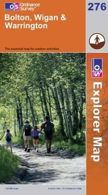 Bolton, Wigan and Warrington (Explorer Maps) by Ordnance Survey 0319235831