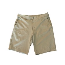 Lululemon Commission Golf Shorts 10" Men Khaki Size 34 Chino Performance Current